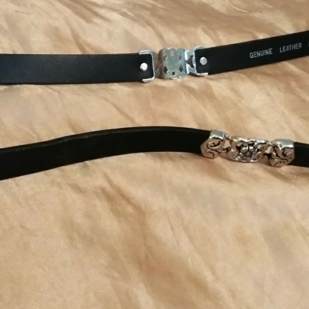 Gorgeous black leather belt😍